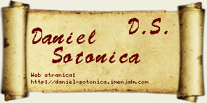 Daniel Sotonica vizit kartica